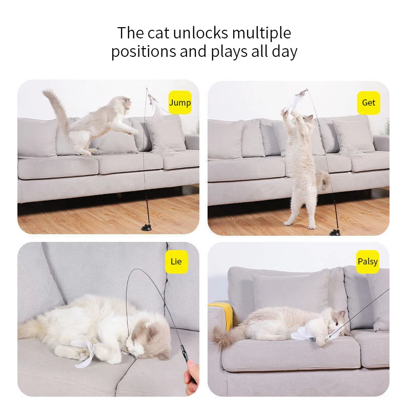 Hands-Free Cat Teaser Wand