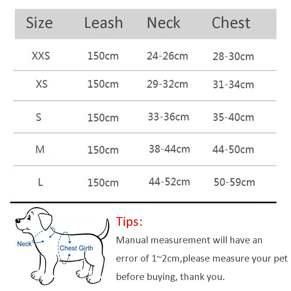 Adjustable Pet Harness & Leash