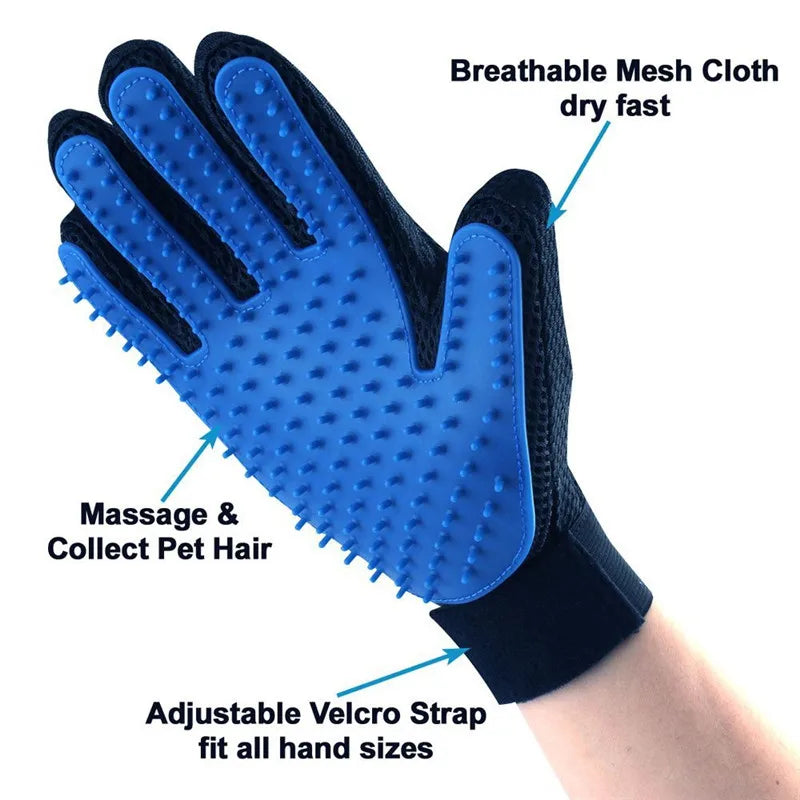 Silicone Pet Bath Massage Glove