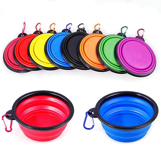 Collapsible Silicone Dog Bowl