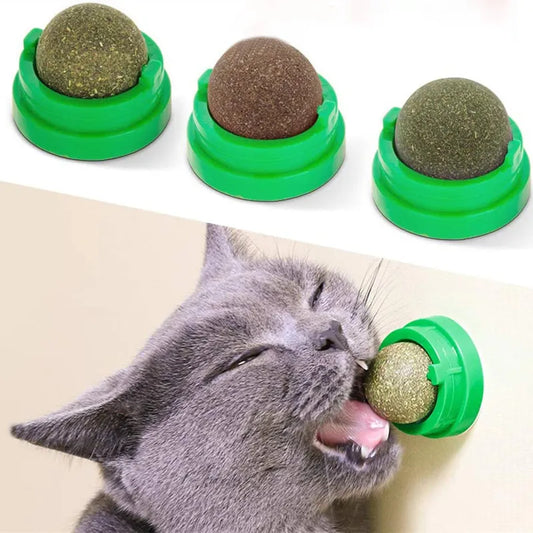 Natural Catnip Wall Ball Scratchers